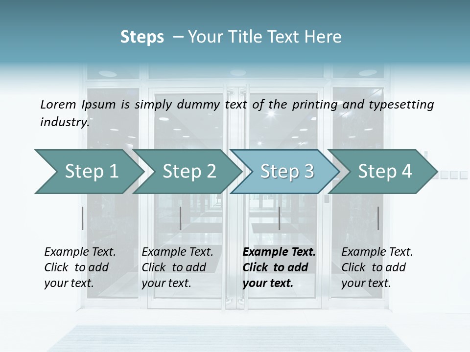 Wrought Subway Building PowerPoint Template