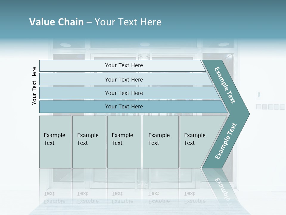 Wrought Subway Building PowerPoint Template