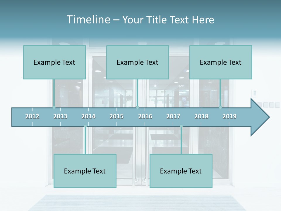 Wrought Subway Building PowerPoint Template