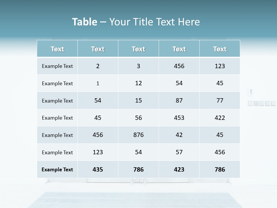 Wrought Subway Building PowerPoint Template