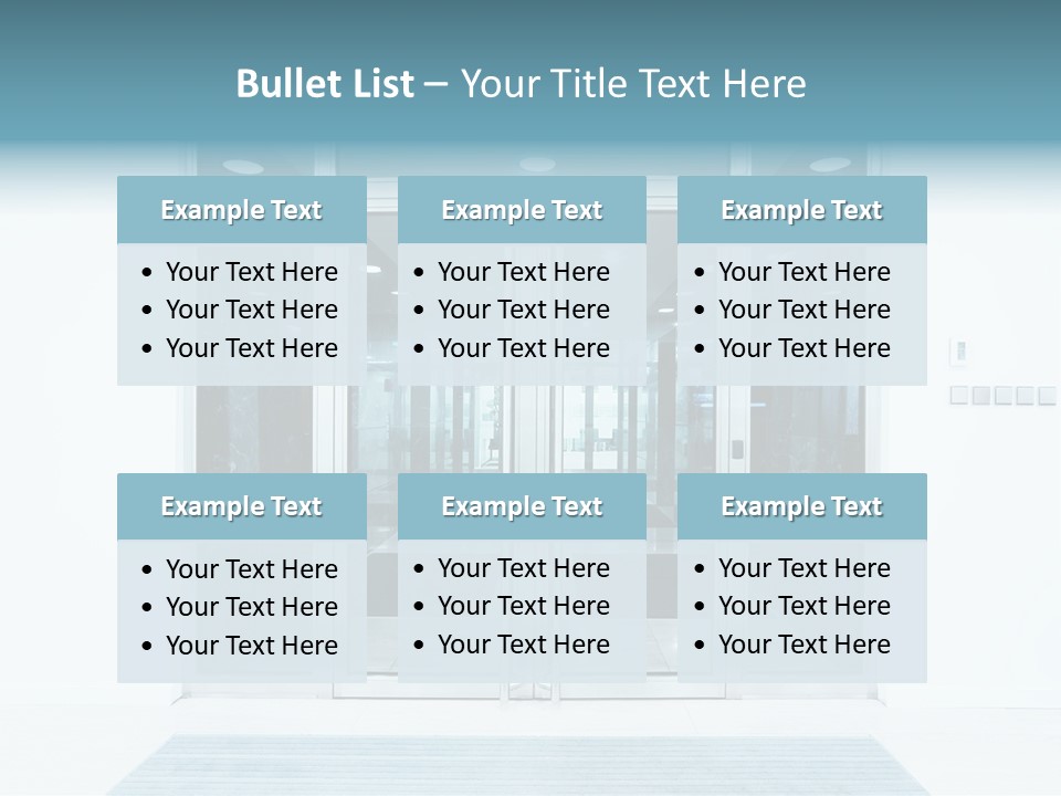Wrought Subway Building PowerPoint Template