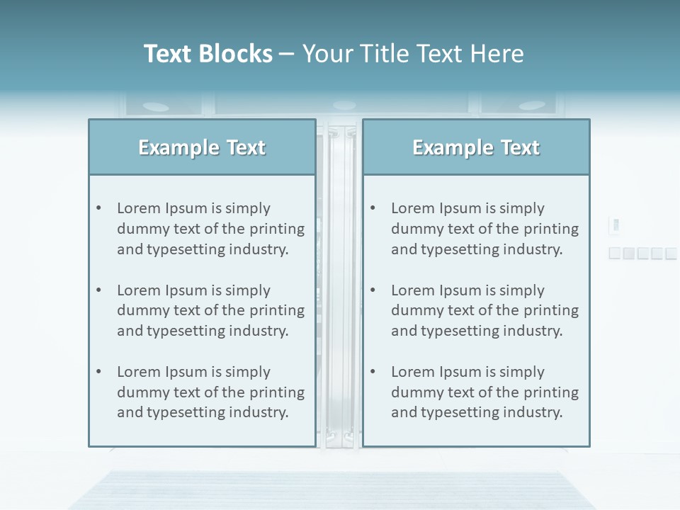 Wrought Subway Building PowerPoint Template