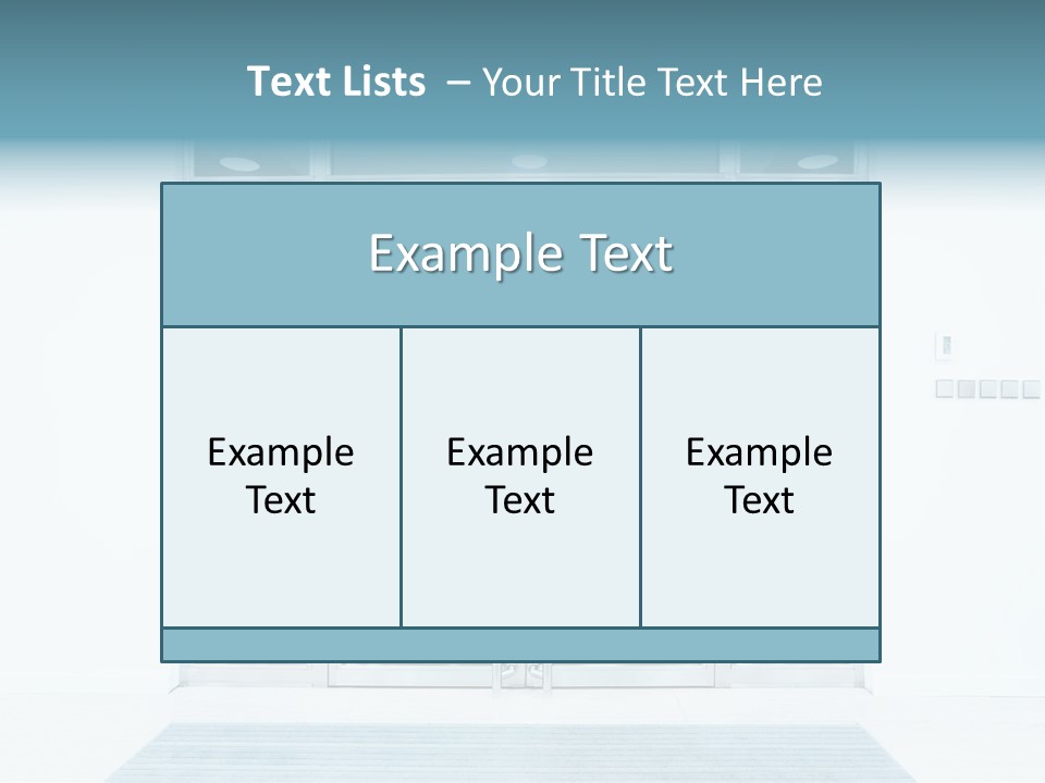Wrought Subway Building PowerPoint Template