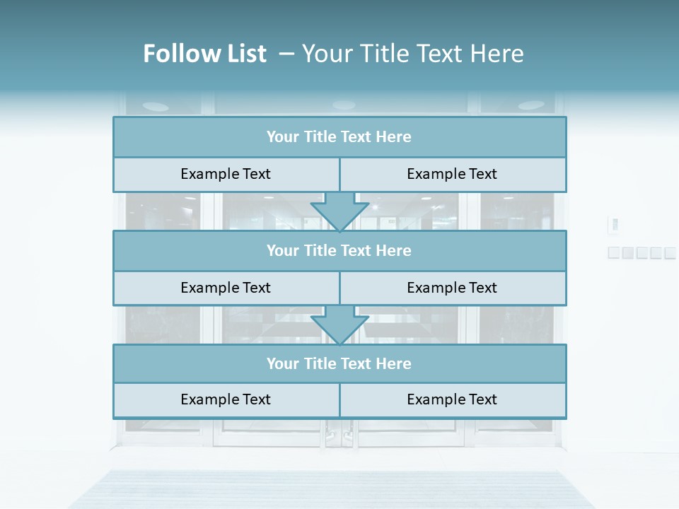 Wrought Subway Building PowerPoint Template