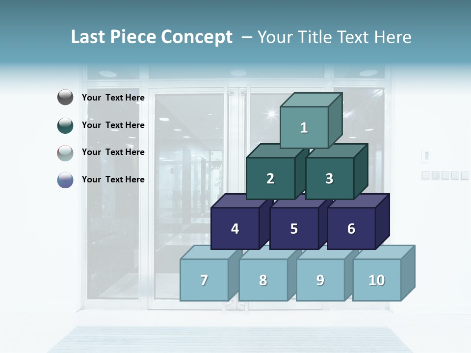 Wrought Subway Building PowerPoint Template
