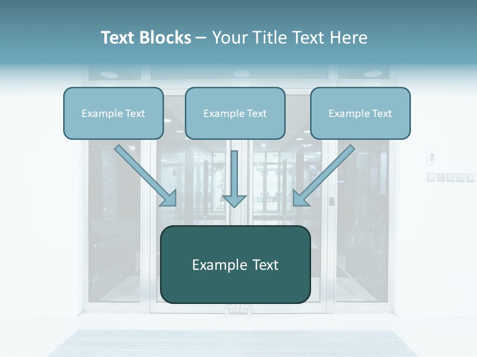 Wrought Subway Building PowerPoint Template