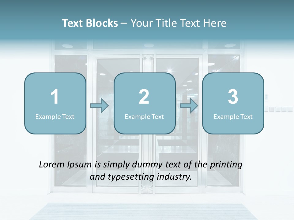 Wrought Subway Building PowerPoint Template