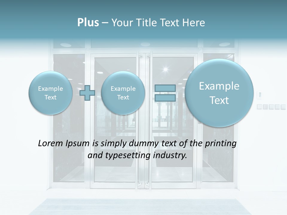 Wrought Subway Building PowerPoint Template