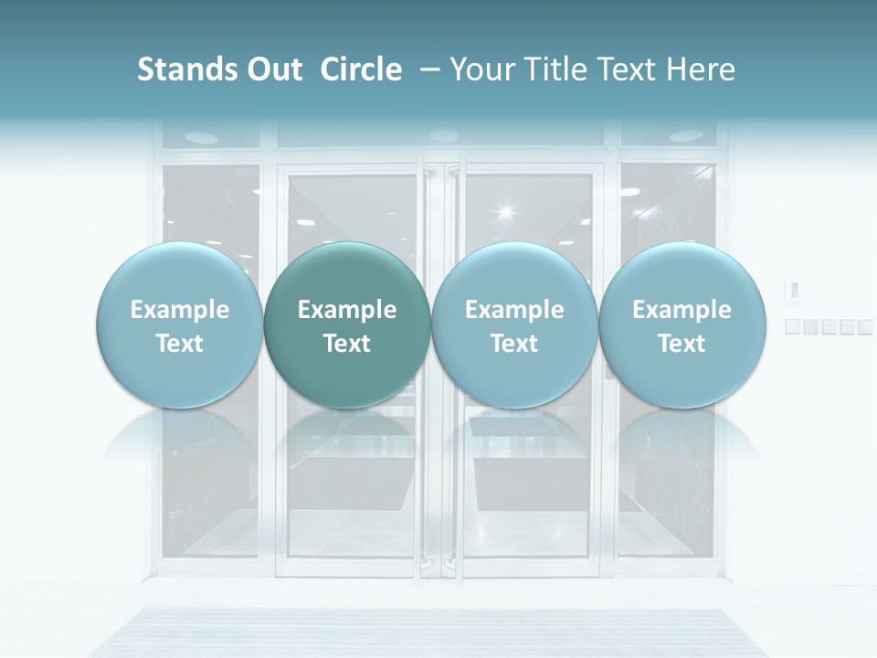 Wrought Subway Building PowerPoint Template