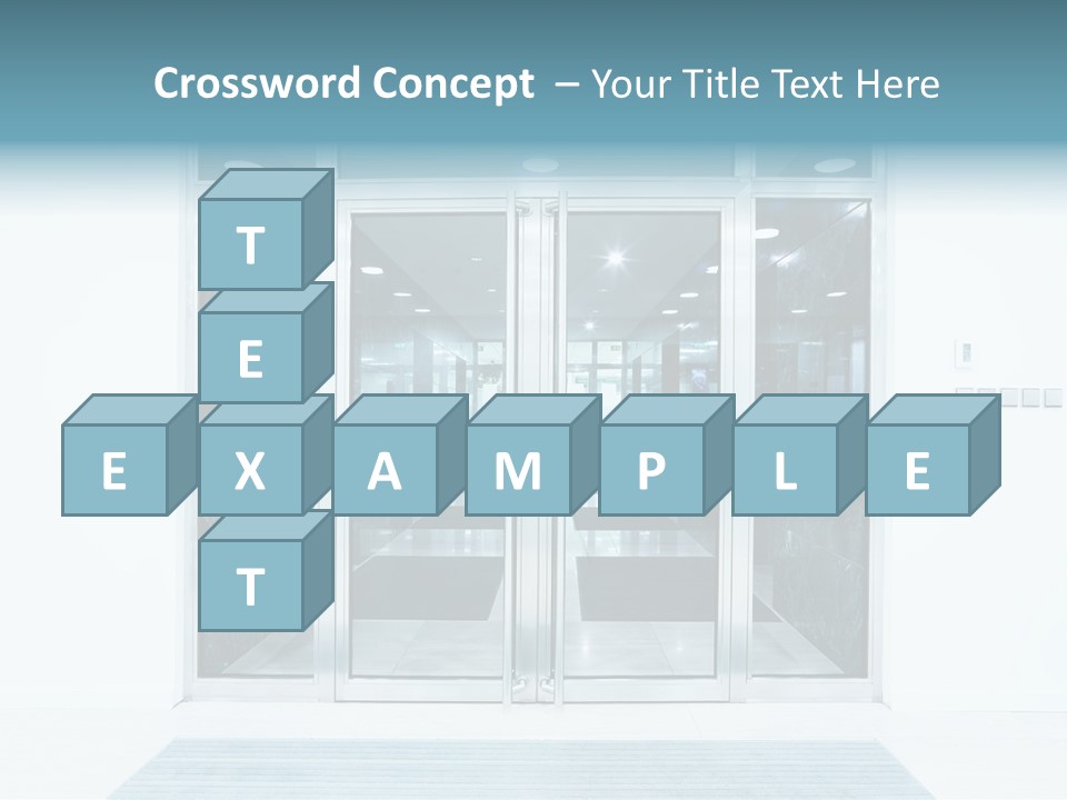 Wrought Subway Building PowerPoint Template