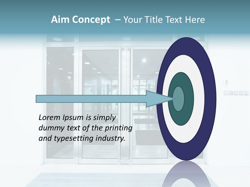 Wrought Subway Building PowerPoint Template