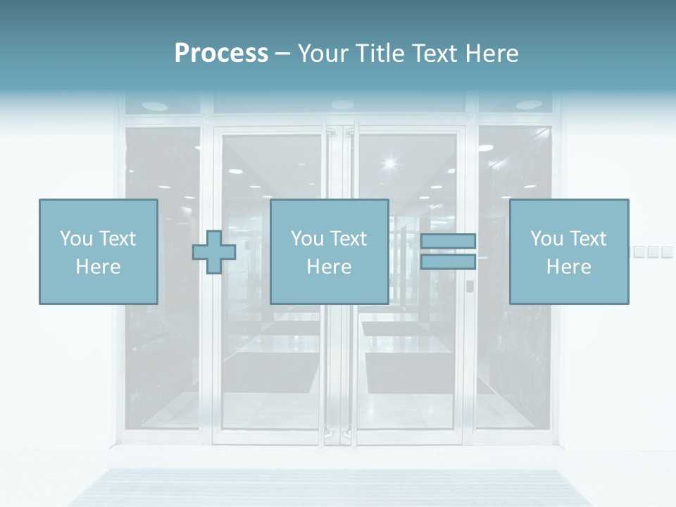 Wrought Subway Building PowerPoint Template