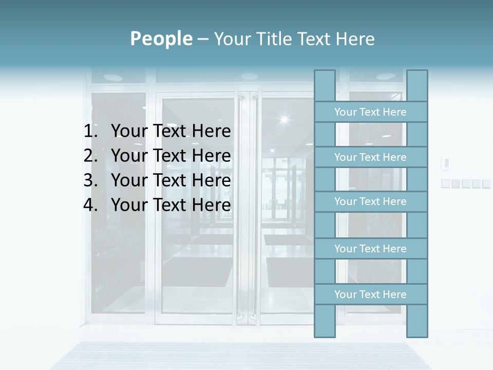Wrought Subway Building PowerPoint Template