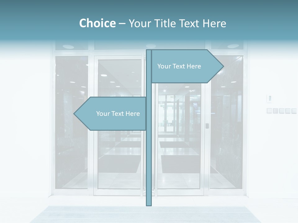 Wrought Subway Building PowerPoint Template