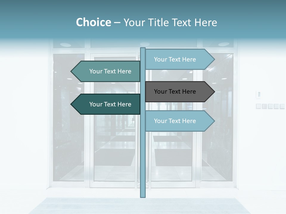 Wrought Subway Building PowerPoint Template