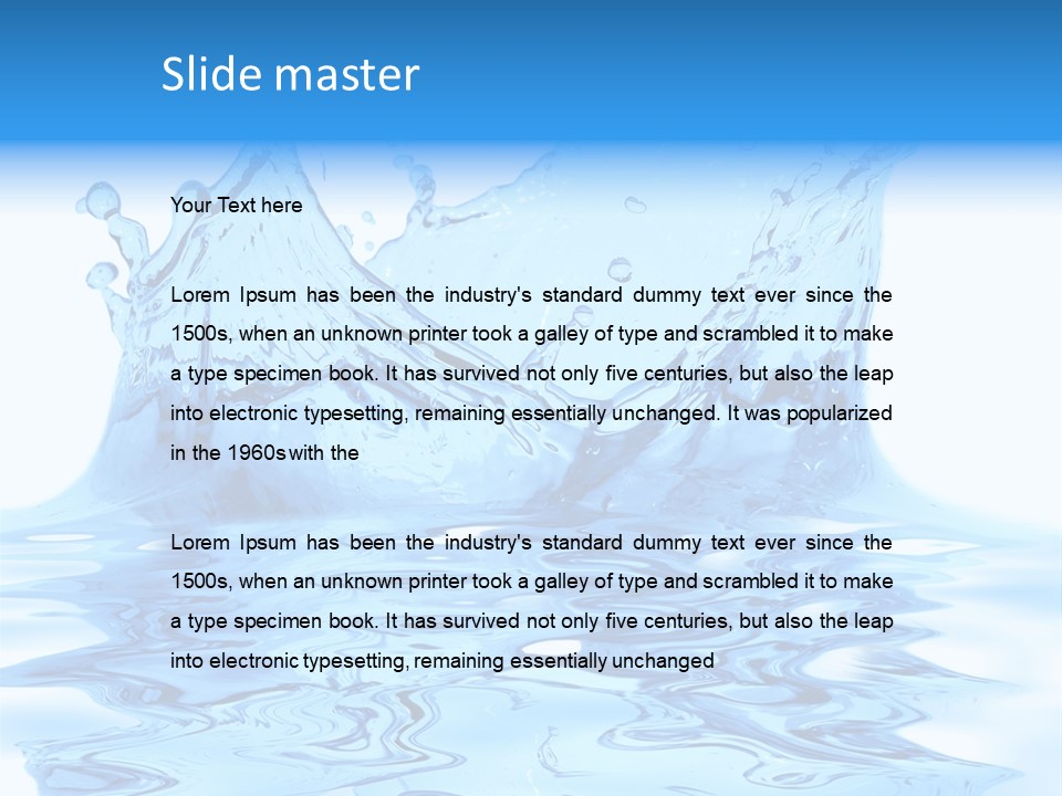 Tear Hygiene Food PowerPoint Template