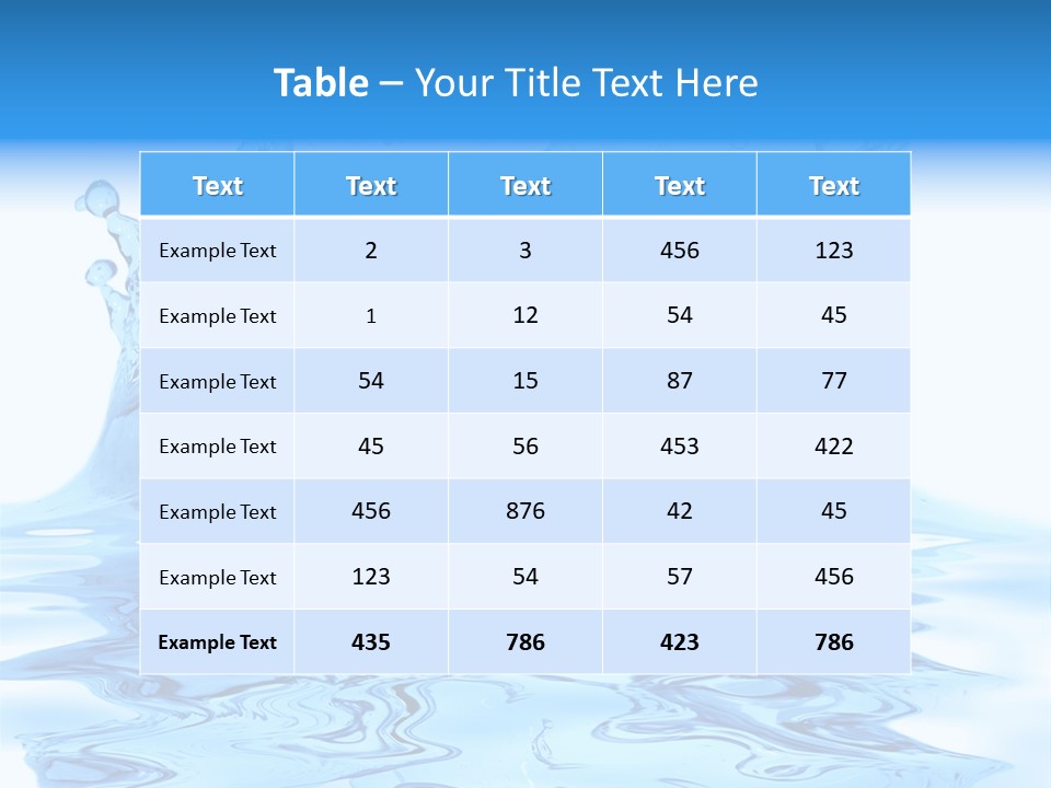 Tear Hygiene Food PowerPoint Template