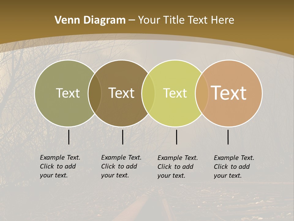Danger Rails Tracks PowerPoint Template