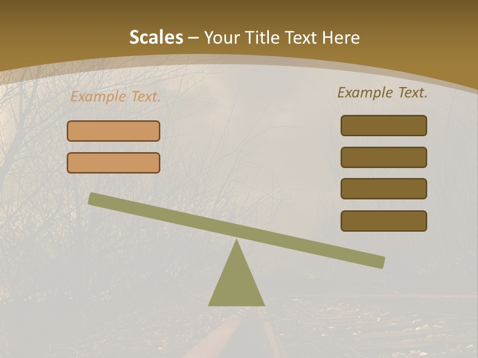 Danger Rails Tracks PowerPoint Template
