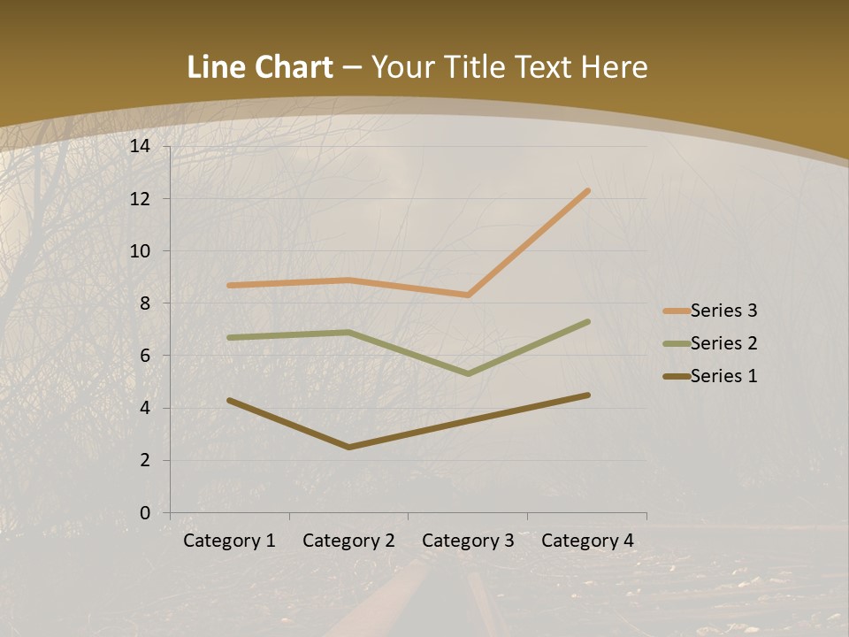Danger Rails Tracks PowerPoint Template