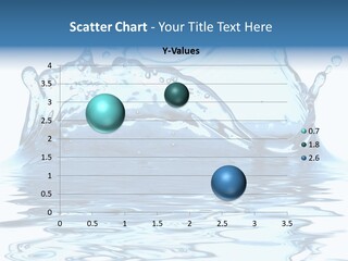 Mid Air Bubble Ripple PowerPoint Template