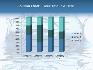 Mid Air Bubble Ripple PowerPoint Template