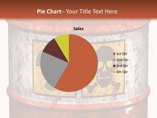 Drum Waste Warning PowerPoint Template