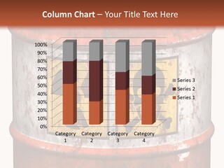 Drum Waste Warning PowerPoint Template