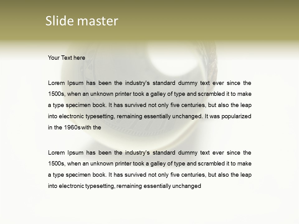 Bond Laundered Bank PowerPoint Template