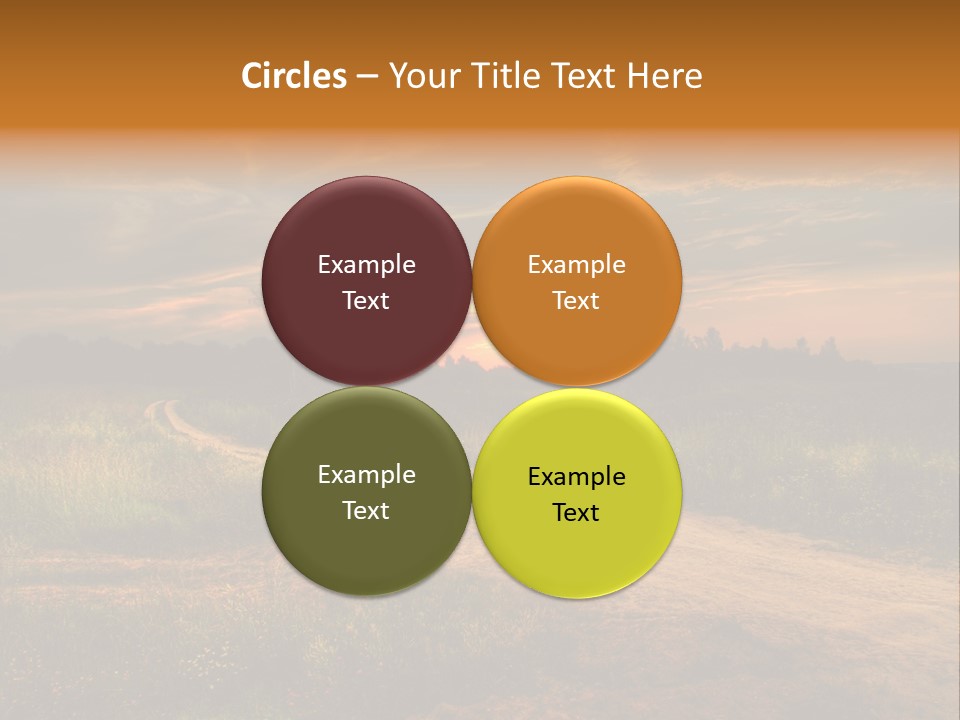 Females Portrait Teamwork PowerPoint Template