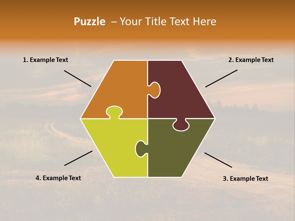 Females Portrait Teamwork PowerPoint Template