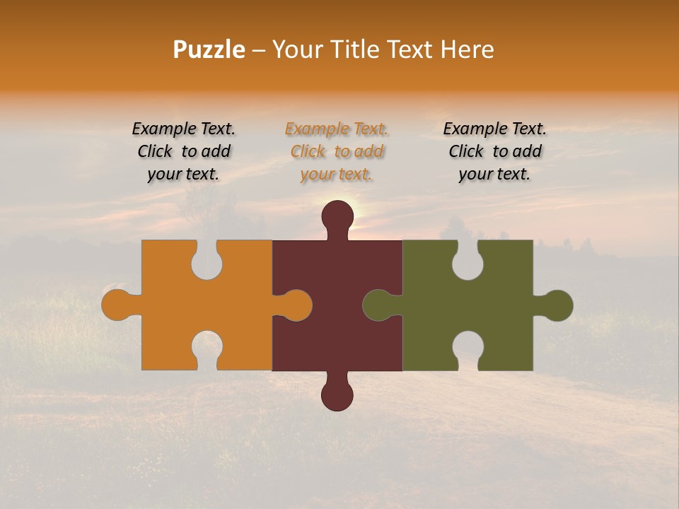 Females Portrait Teamwork PowerPoint Template