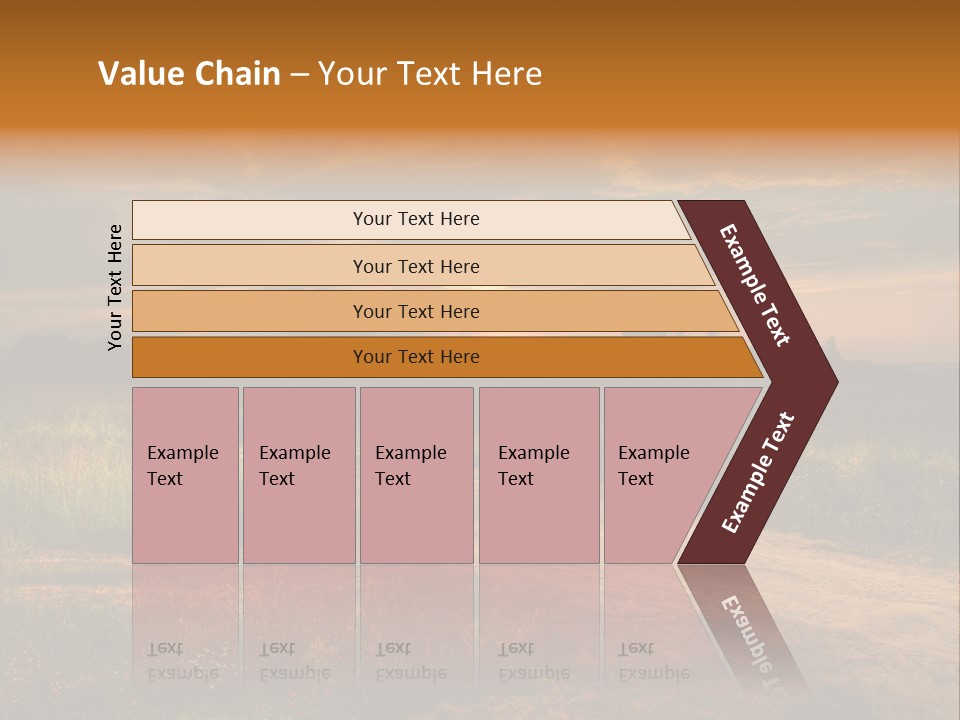 Females Portrait Teamwork PowerPoint Template