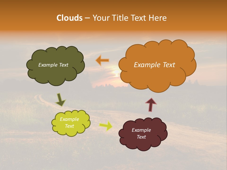 Females Portrait Teamwork PowerPoint Template
