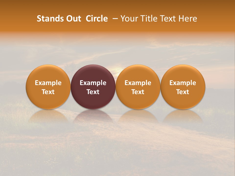 Females Portrait Teamwork PowerPoint Template