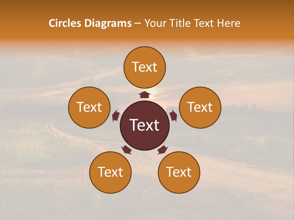 Females Portrait Teamwork PowerPoint Template