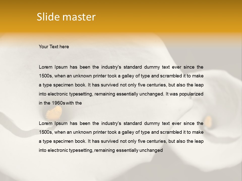 Beautiful Perfect Center PowerPoint Template