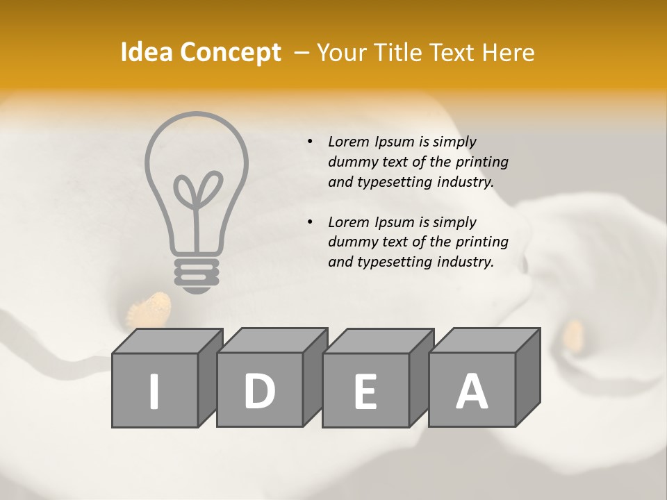 Beautiful Perfect Center PowerPoint Template