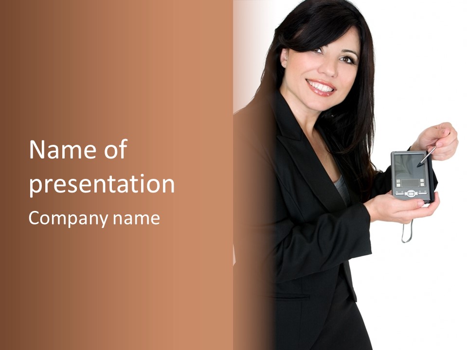 Worker Leadership Businessperson PowerPoint Template