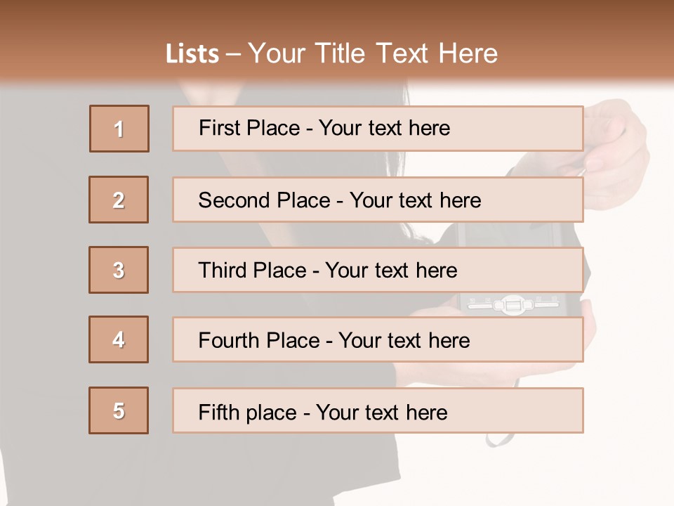 Worker Leadership Businessperson PowerPoint Template