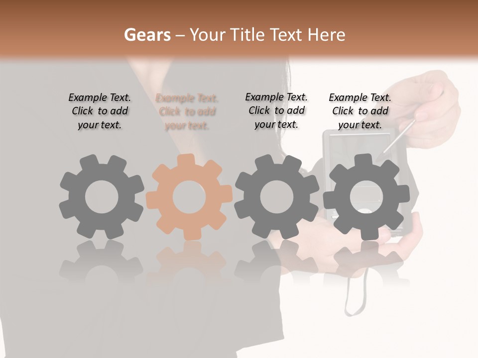 Worker Leadership Businessperson PowerPoint Template