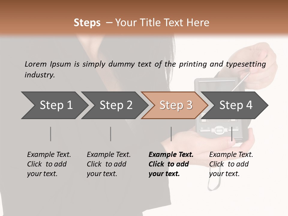 Worker Leadership Businessperson PowerPoint Template