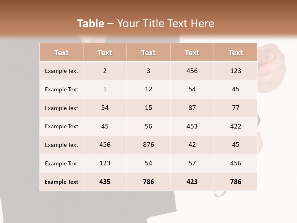 Worker Leadership Businessperson PowerPoint Template