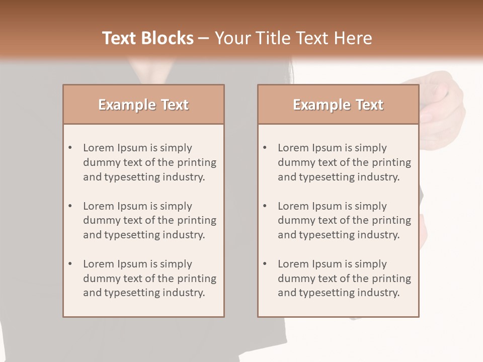 Worker Leadership Businessperson PowerPoint Template
