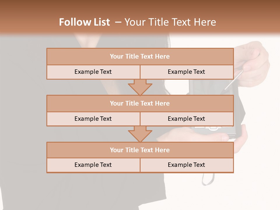 Worker Leadership Businessperson PowerPoint Template
