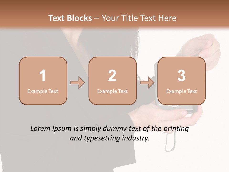 Worker Leadership Businessperson PowerPoint Template