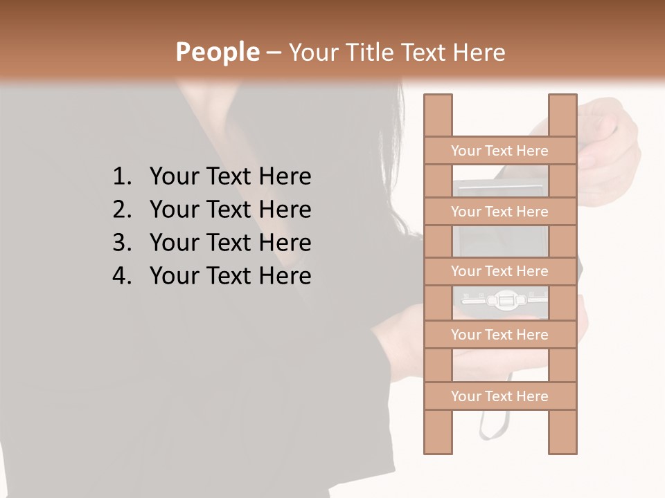 Worker Leadership Businessperson PowerPoint Template