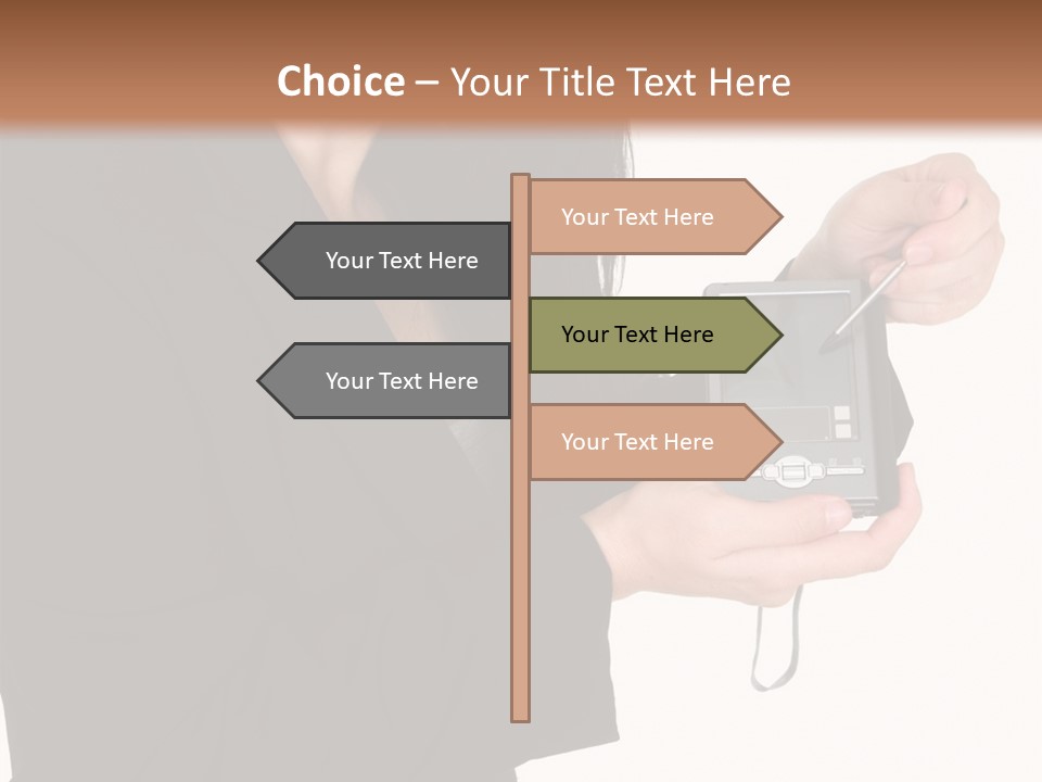 Worker Leadership Businessperson PowerPoint Template