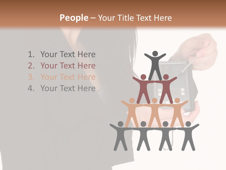 Worker Leadership Businessperson PowerPoint Template
