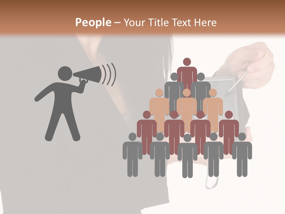 Worker Leadership Businessperson PowerPoint Template